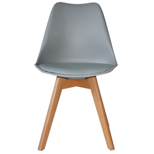 SILLA NEW TOWER WOOD GRIS EXTRA QUALITY - Sillas Tower  2