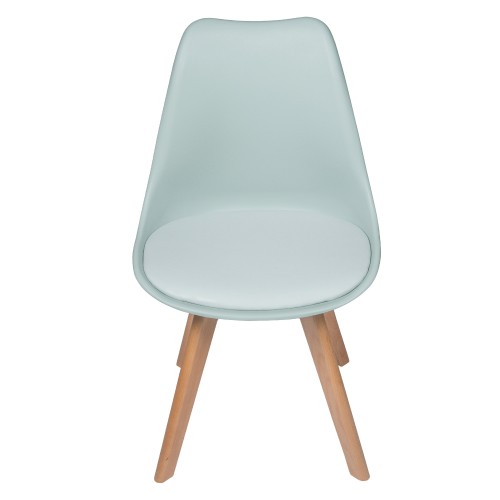 SILLA NEW TOWER WOOD AGUAMARINA EXTRA QUALITY - Sillas 