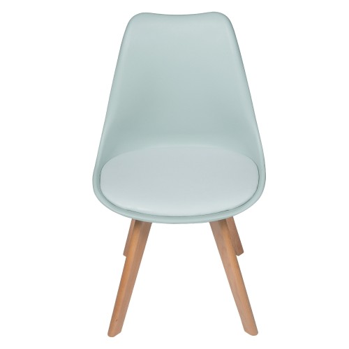 PACK 4 SILLAS NEW TOWER WOOD AGUAMARINA EXTRA QUALITY - Sillas Tower 