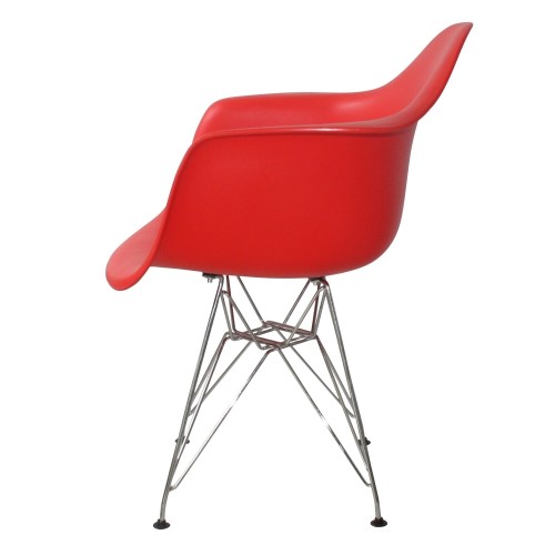 PACK 4 SILLONES TOWER CHROME ROJOS