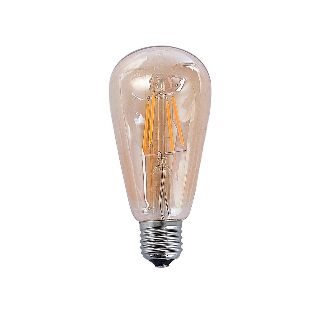 BOMBILLA DECORATIVA ÁMBAR LED E27 4W 360 LM