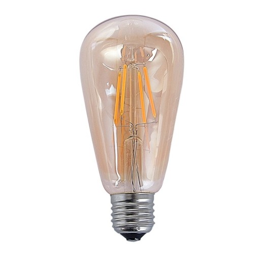 BOMBILLA DECORATIVA ÁMBAR LED E27 4W 360 LM
