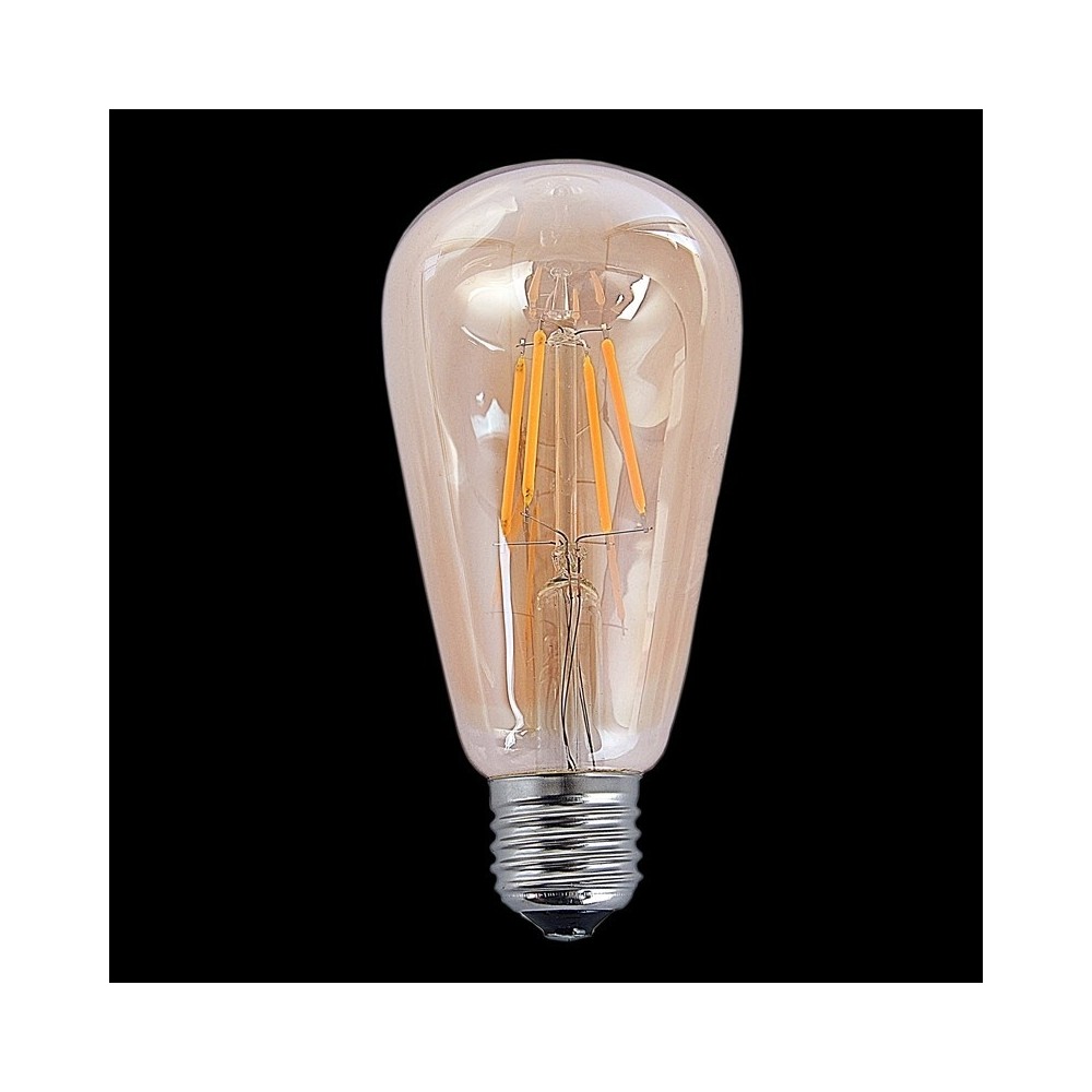 BOMBILLA DECORATIVA ÁMBAR LED E27 4W 360 LM