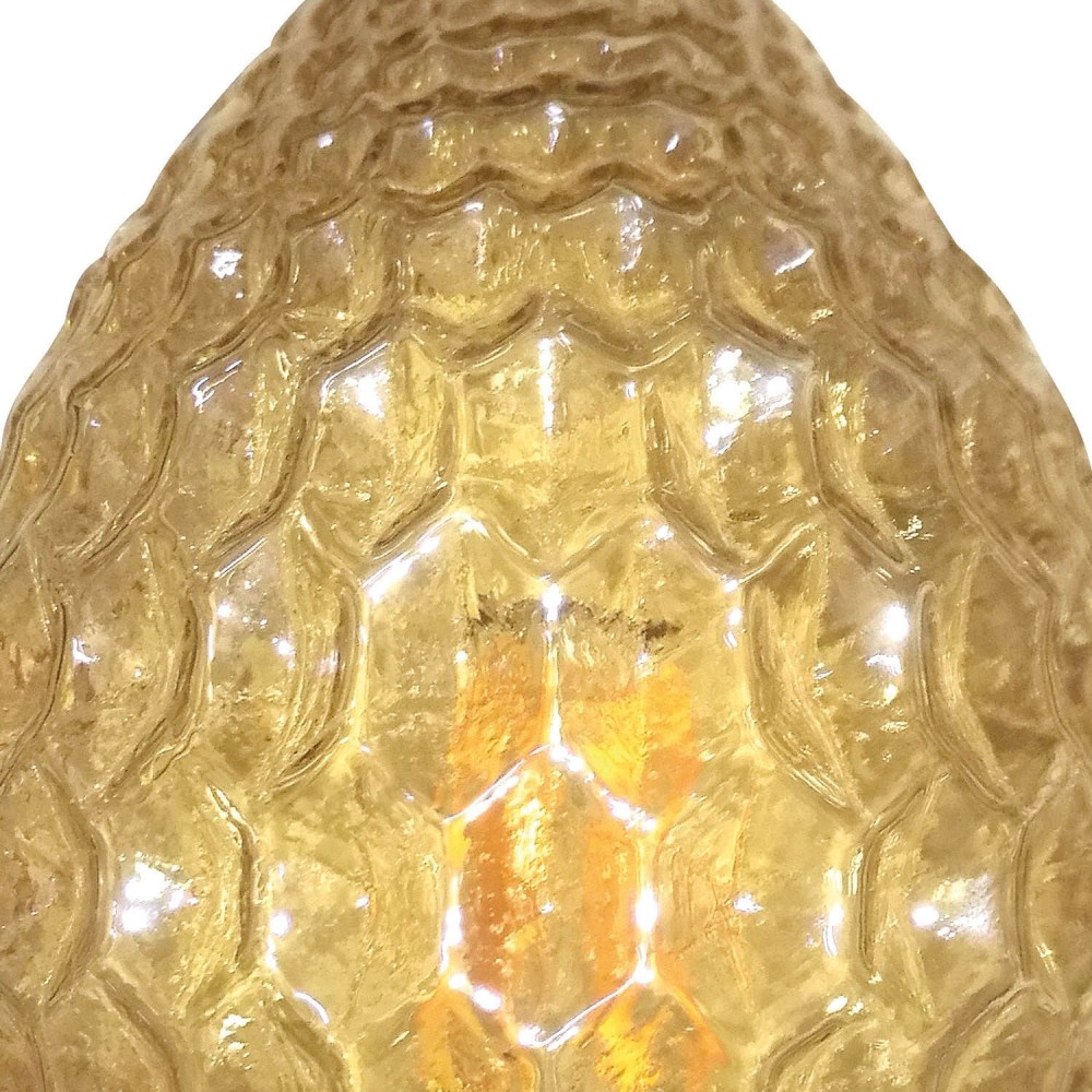 BOMBILLA DECORATIVA LED PIÁ‘A COLOR ÁMBAR E27 6W