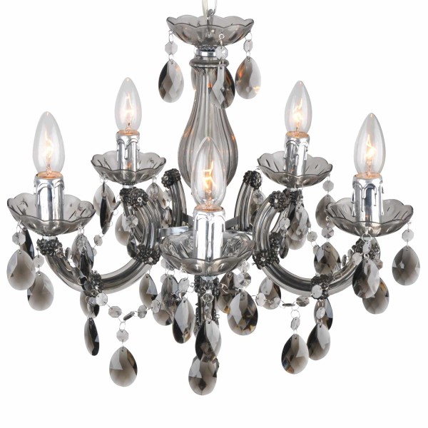 LÁMPARA DE TECHO DASHA ACRÁLICO AHUMADO. 2