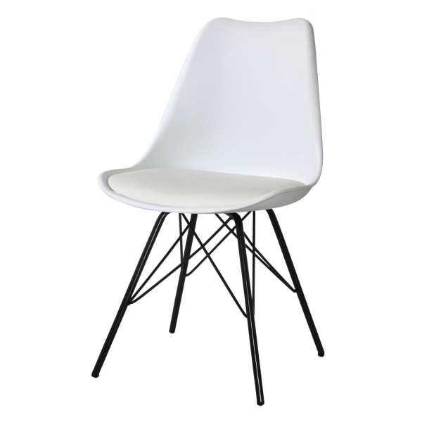 SILLA TOWER METAL COLOURS BLACK - Sillas Tower 