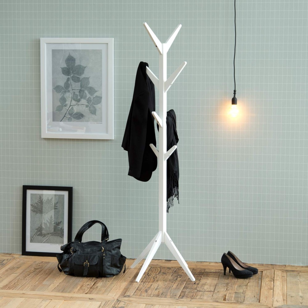 PERCHERO DE MADERA ASCOT - Muebles Auxiliares 