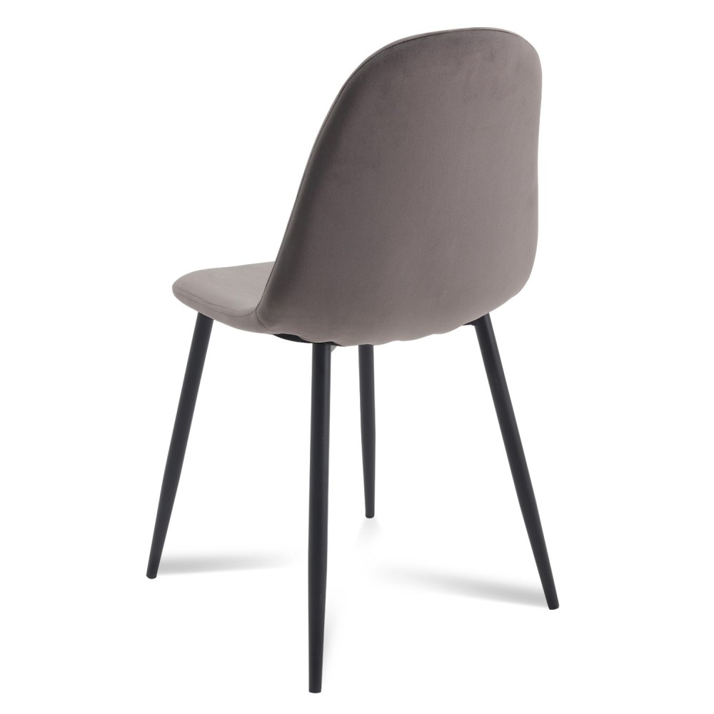 SILLA CORO VELVET BLACK