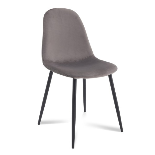 SILLA CORO VELVET BLACK