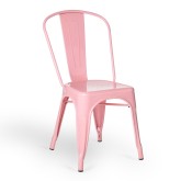 SILLA LANK INDUSTRIAL RÉPLICA ROSA