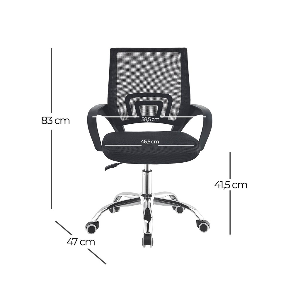 SILLA DE OFICINA CON RUEDAS BASIC - Sillas de Oficina 
