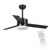 VENTILADOR 3 PALAS MADERA LED 16W AINSA