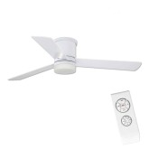 VENTILADOR 3 PALAS LED 18W INDRE BLANCO