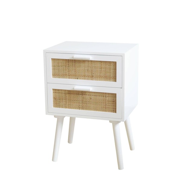 MESITA 2 CAJONES TESVA BLANCA 2