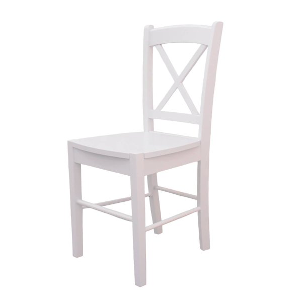 SILLA DE MADERA ADELINE BLANCA 2