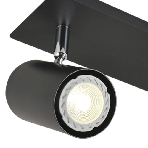 FOCO 3 LUCES NEGRO MADDOX - Lámparas colgantes y plafones 