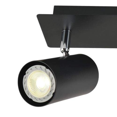 FOCO 3 LUCES NEGRO MADDOX - Lámparas colgantes y plafones 