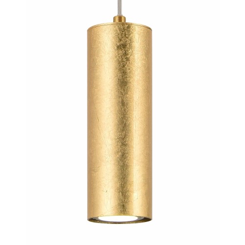 LÁMPARA COLGANTE 1 LUZ PAN DE ORO MADDOX - Lámparas colgantes y plafones 