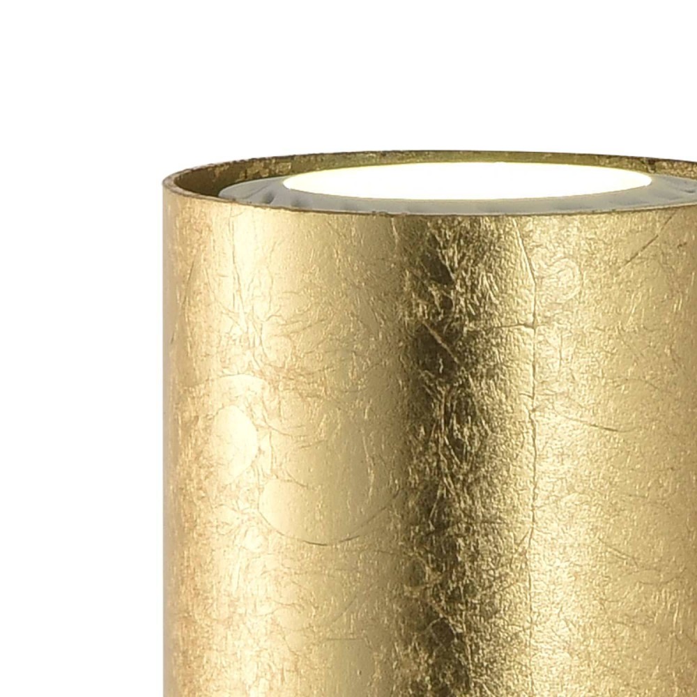 LÁMPARA COLGANTE 1 LUZ PAN DE ORO MADDOX - Lámparas colgantes y plafones 