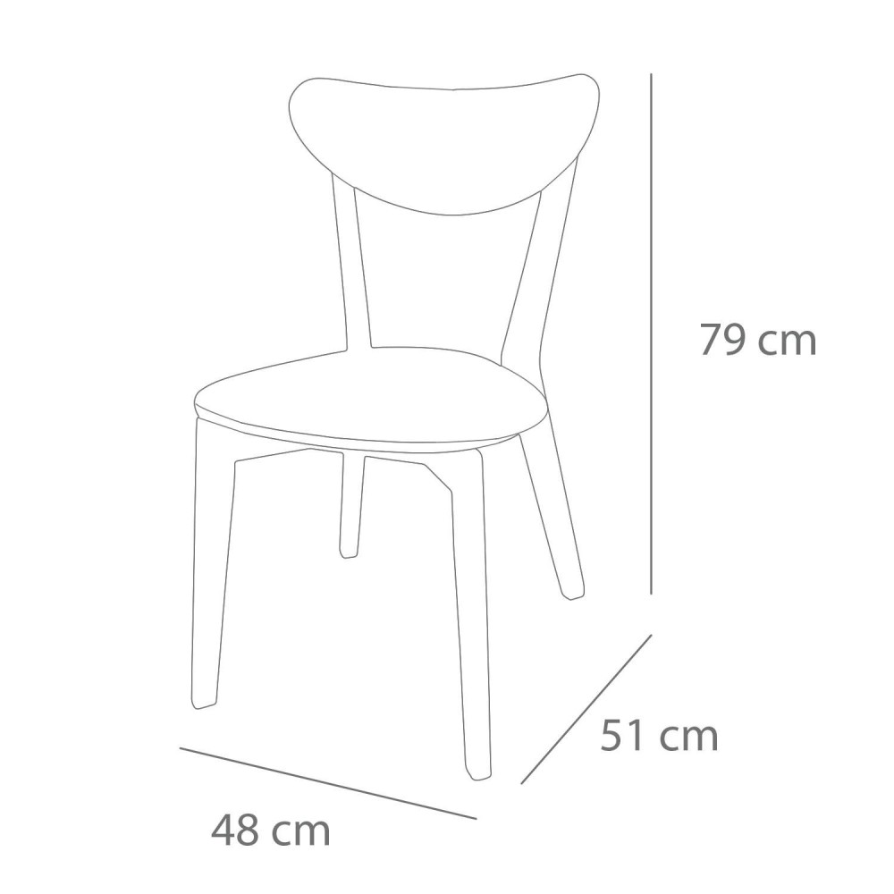 CONJUNTO DE MESA REDONDA ZIRA DE 106 CM Y 4 SILLAS TIGA