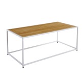 MESA DE CENTRO SEAFORD BLANCA DE 122CM - Inicio 