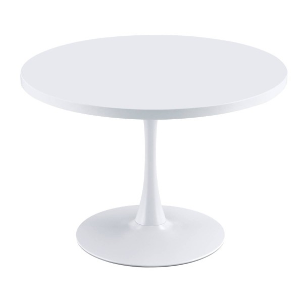 MESA ODEON WHITE 110 Ø - Mesas Redondas 