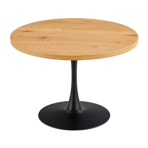 MESA ODEON NATURE BLACK DE 110 Ø - Mesas Redondas 
