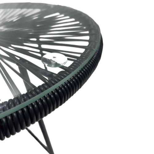 MESA ACAPULCO BLACK Ø 50 - Mesas de Exterior 