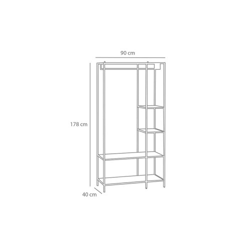 ESTANTERÍA PERCHERO ANAE - Percheros 