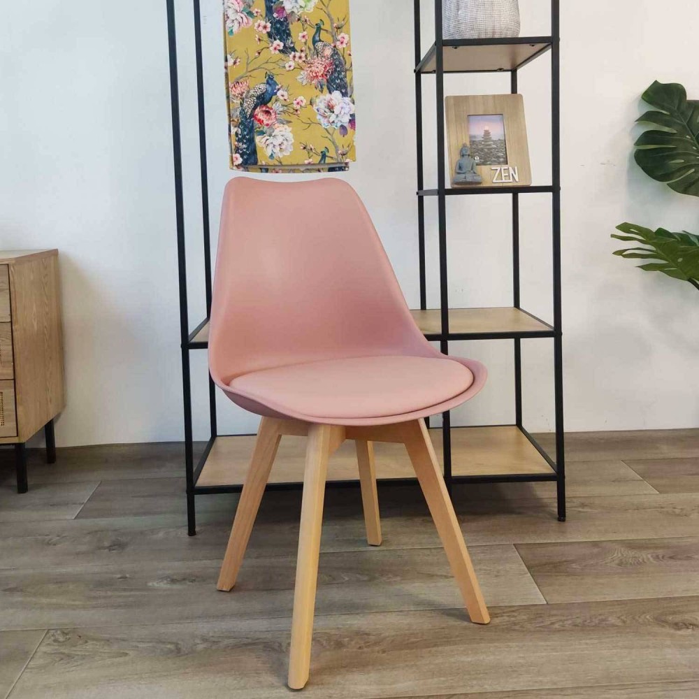 SILLA NEW TOWER WOOD ROSA PALO EXTRA QUALITY - Sillas Tower 