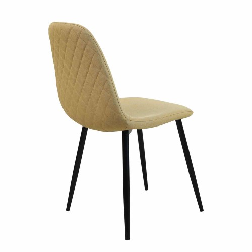 SILLA CORO CAPITONÉ BLACK - Sillas nórdicas 