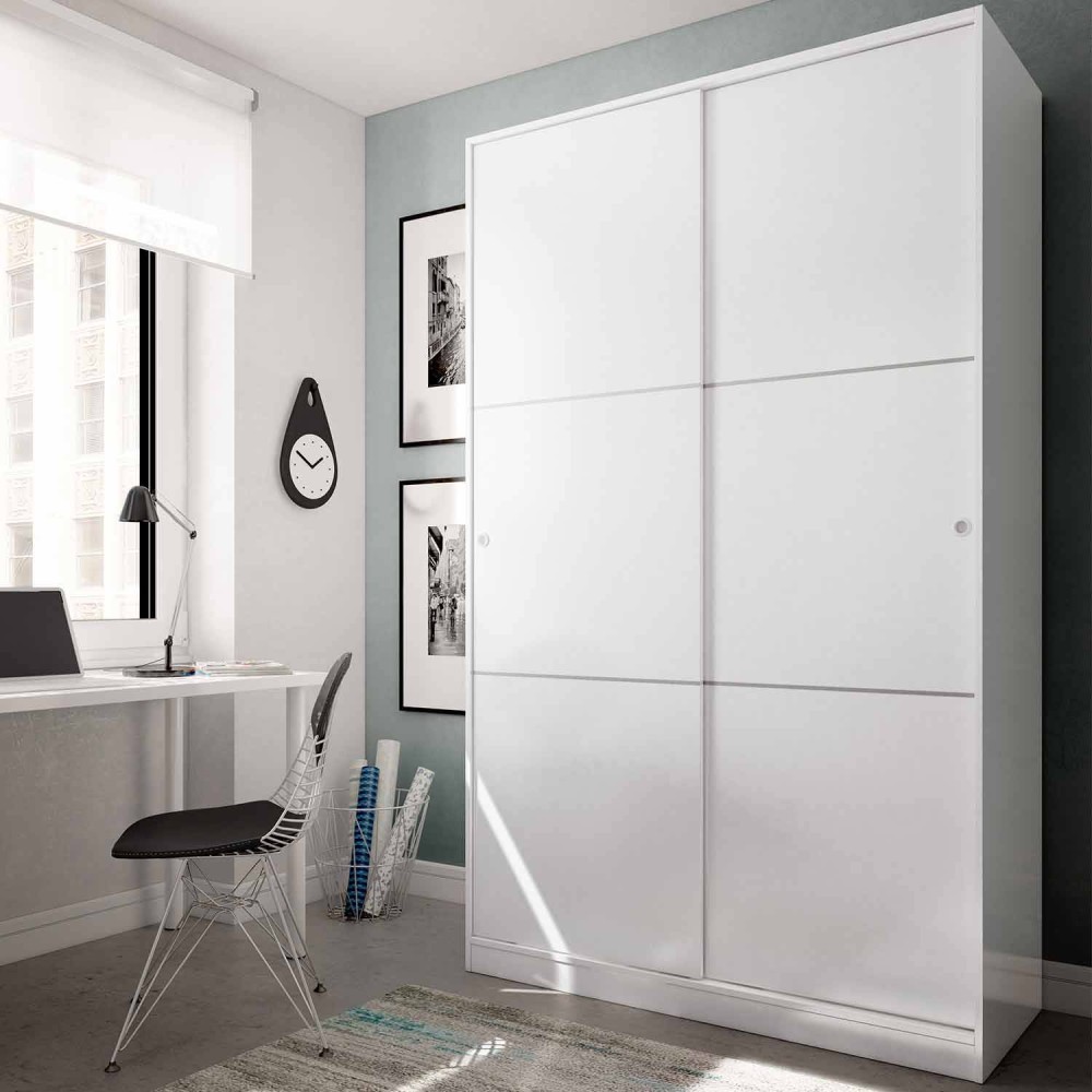 ARMARIO TOP BLANCO BRILLO - Armarios de Dormitorio 
