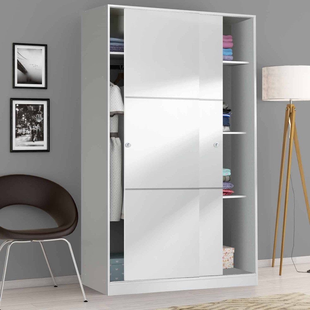 ARMARIO TOP BLANCO BRILLO - Armarios de Dormitorio 