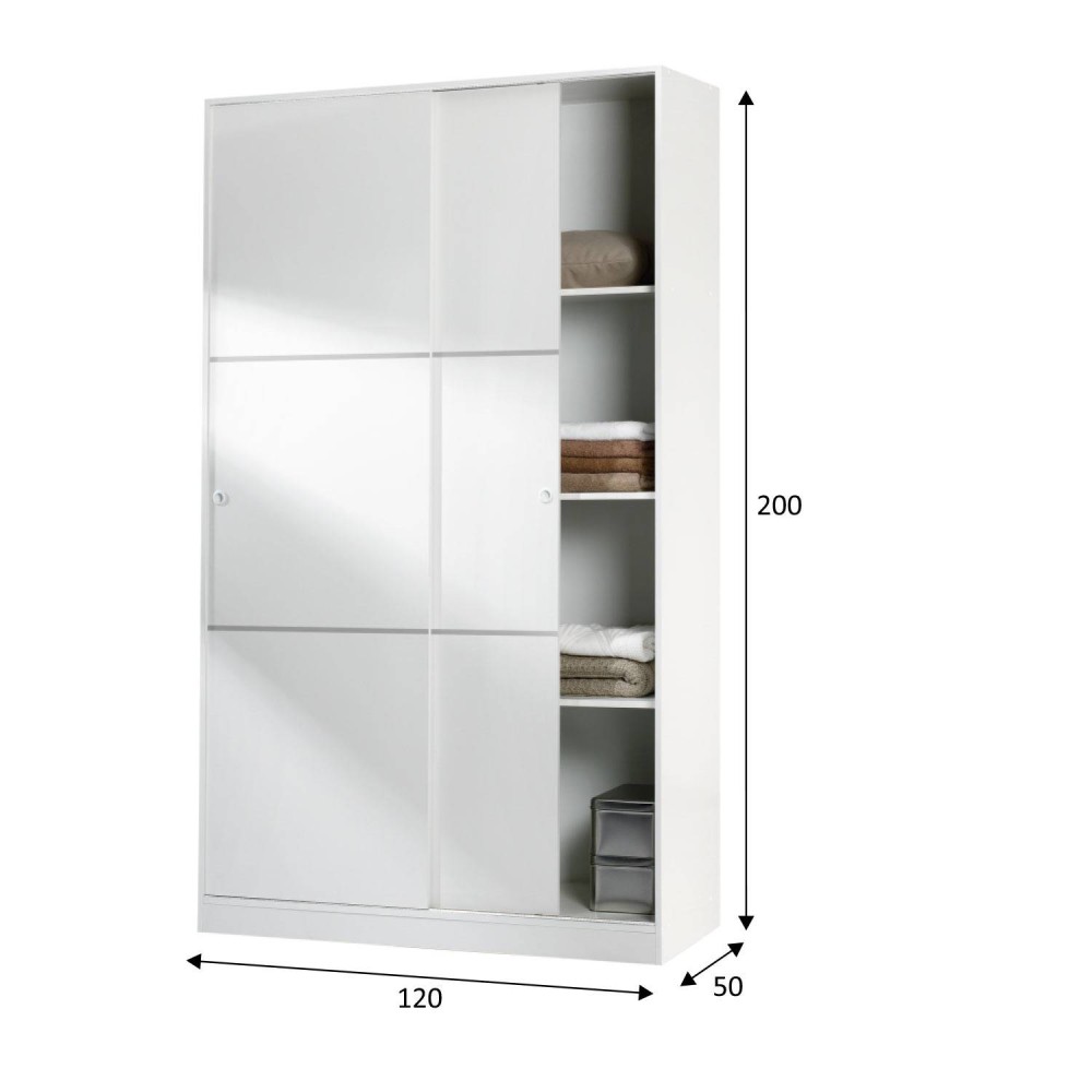 ARMARIO TOP BLANCO BRILLO - Armarios de Dormitorio 