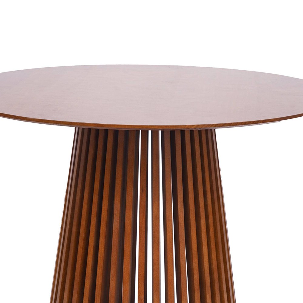 Mesa de Comedor redonda Tina Nogal | Venta de Muebles Online