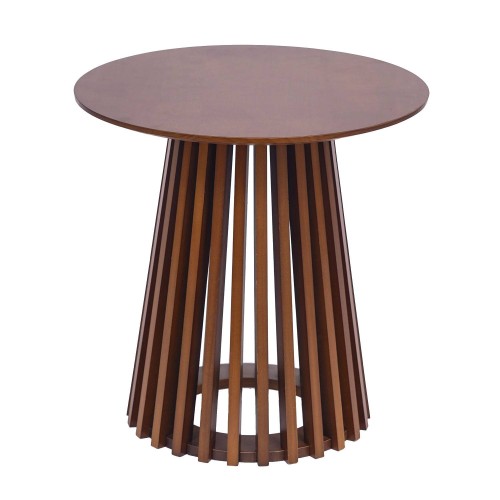 Mesa de Centro nogal Ø50 CM Tina | Venta de Muebles Online