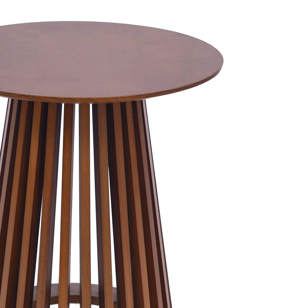 Mesa de Centro nogal Ø50 CM Tina | Venta de Muebles Online