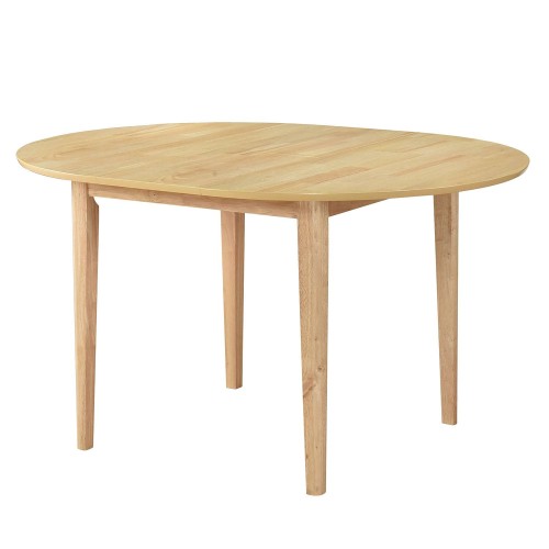 Mesa redonda extensible Zira natural | Venta de Muebles Online