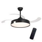 Ventilador Robby con 4 palas plegables y luz LED 48W de alta luminosidad