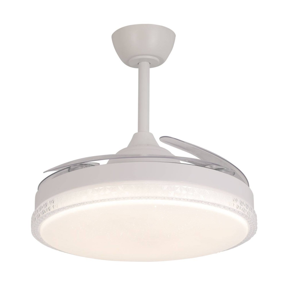 Ventilador 4 palas plegables LED 48W Klaas | Venta de Muebles Online