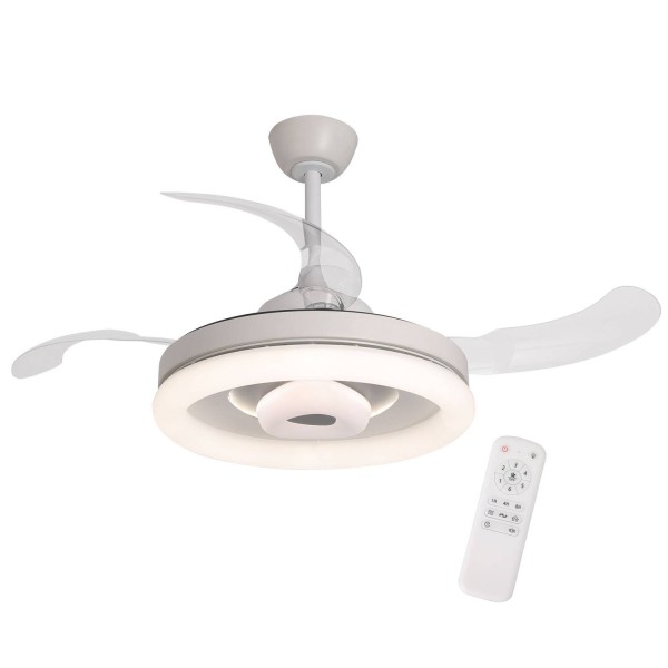 Ventilador 4 palas plegables LED 45W Ice | Venta de Muebles Online