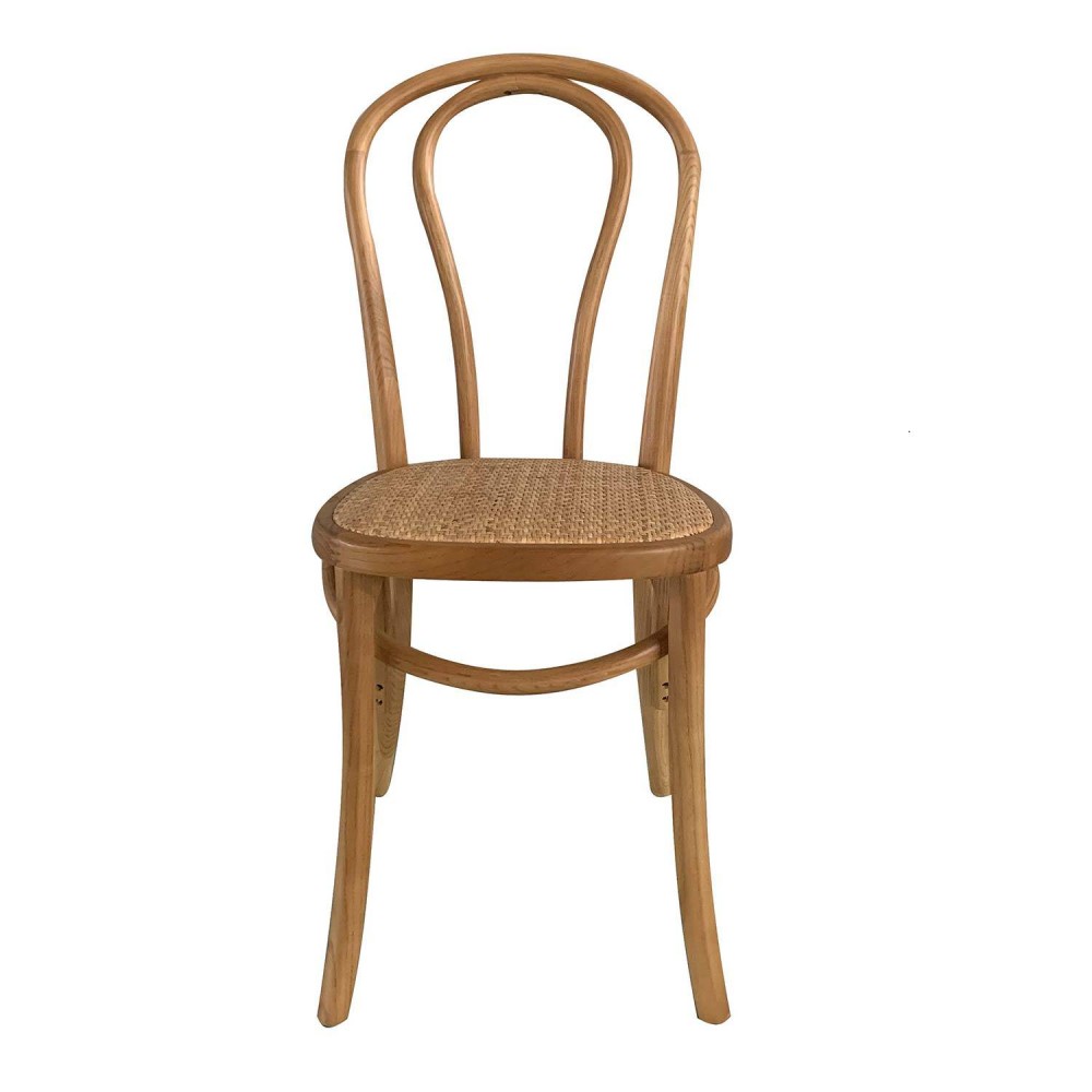 Silla Folie natural en madera y rattan | Venta de Muebles Online