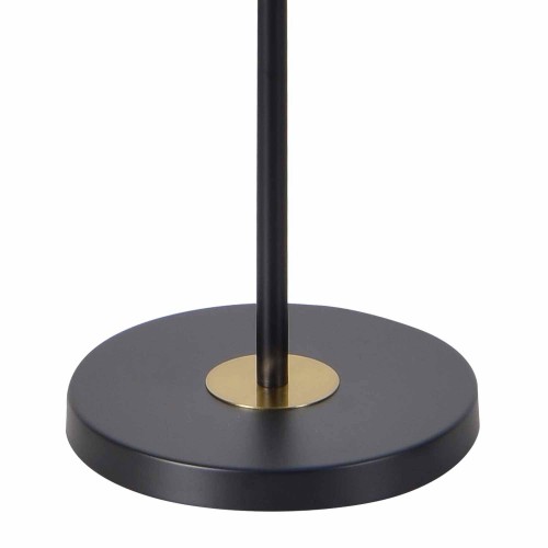 Lámpara de pie Oval fumé. Base de 30 cm de diámetro.