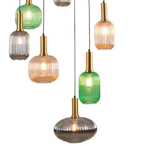 Lámpara colgante 12 luces Glory- Lámparas de salón modernas