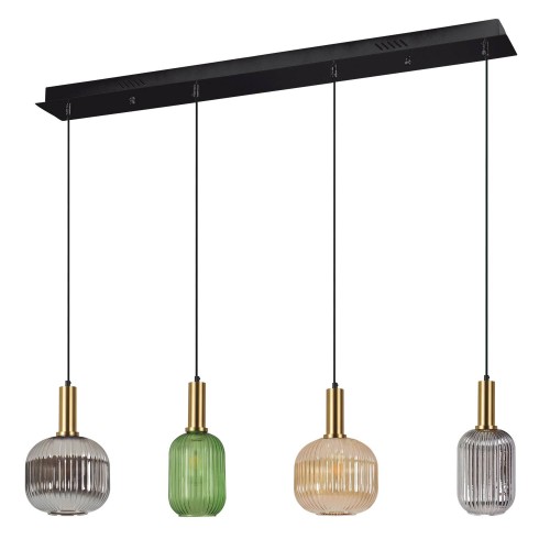 Lámpara Rectangular 4 Luces Glory | Venta de Muebles Online