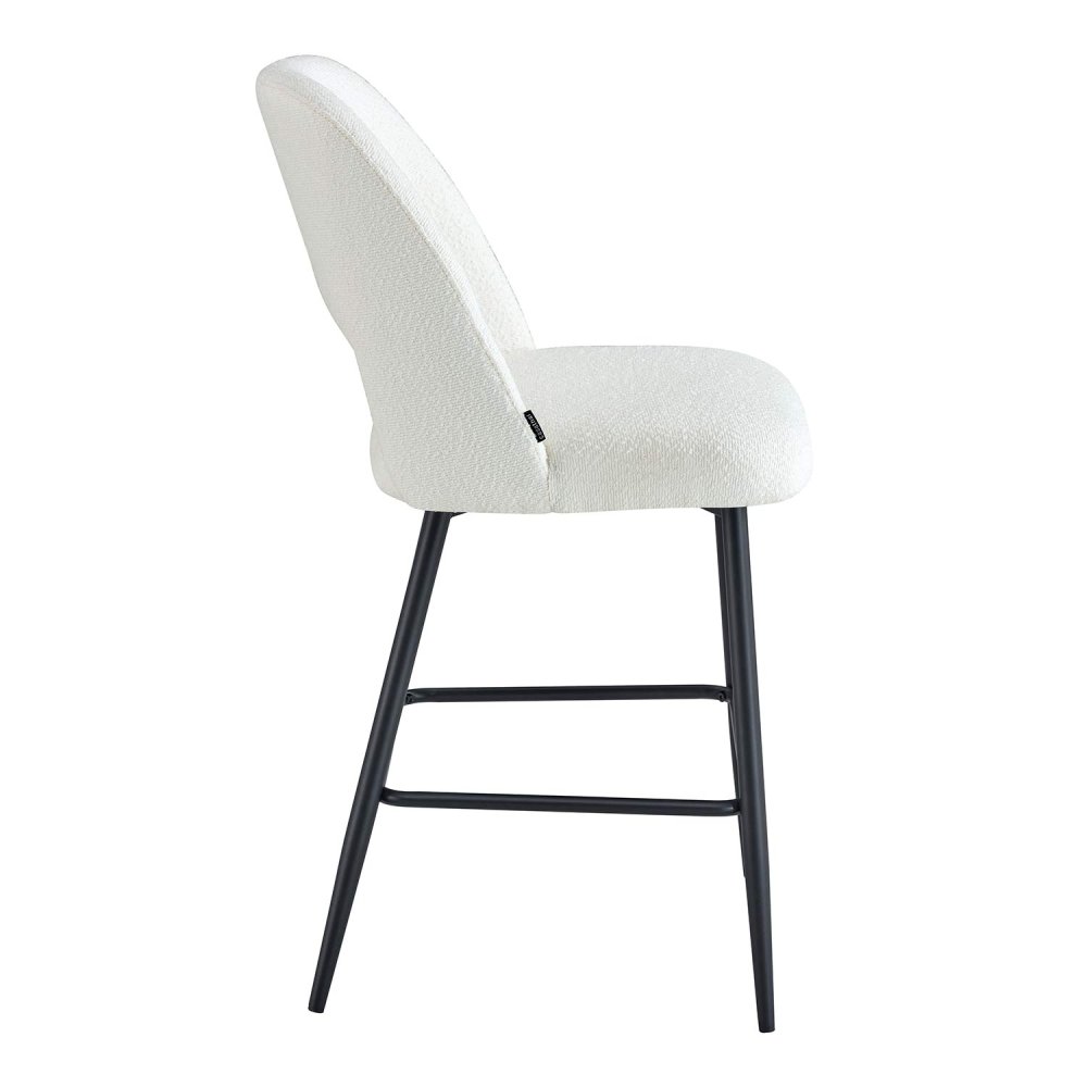 TABURETE NANNA BLANCO BLACK