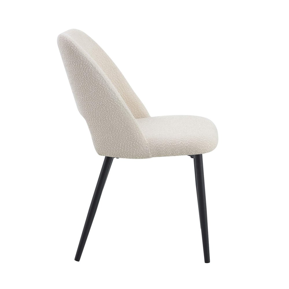 Silla Nanna Arena Black – Diseño moderno y confort - UKUKHOME.com