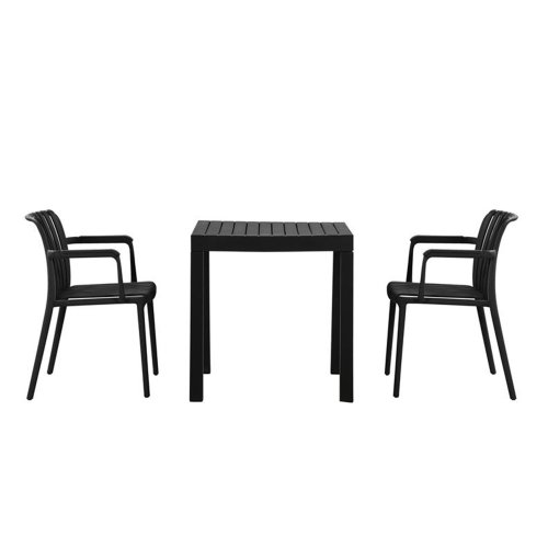 Silla Negra Maracay Reposabrazos - Estilo y Durabilidad - UKUKHOME.com