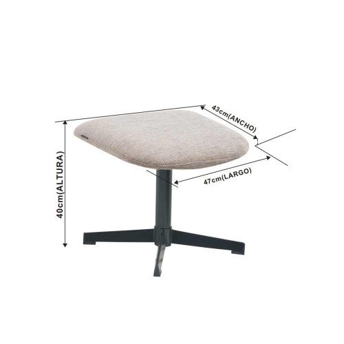 SILLÓN CON REPOSAPIÉS TURIS ARENA