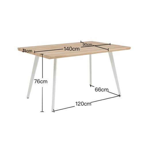 Mesa de comedor rectangular Terra madera | Ukukhome